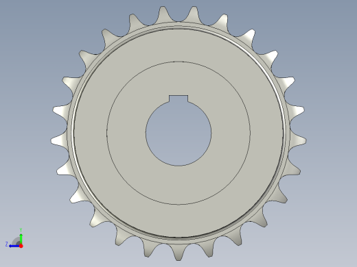 单排链轮16A-25右视缩略图