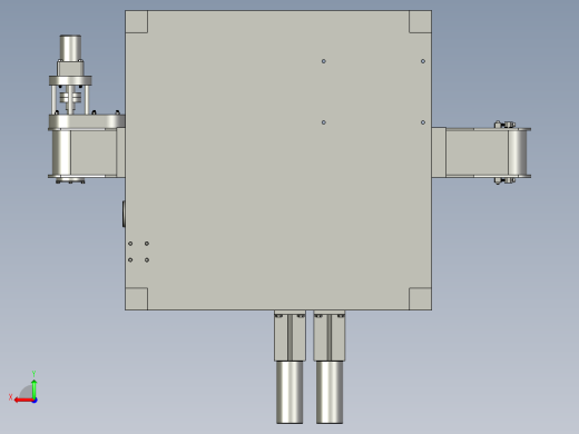 包装机物料推送装置后视缩略图