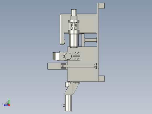 包装机物料推送装置右视缩略图