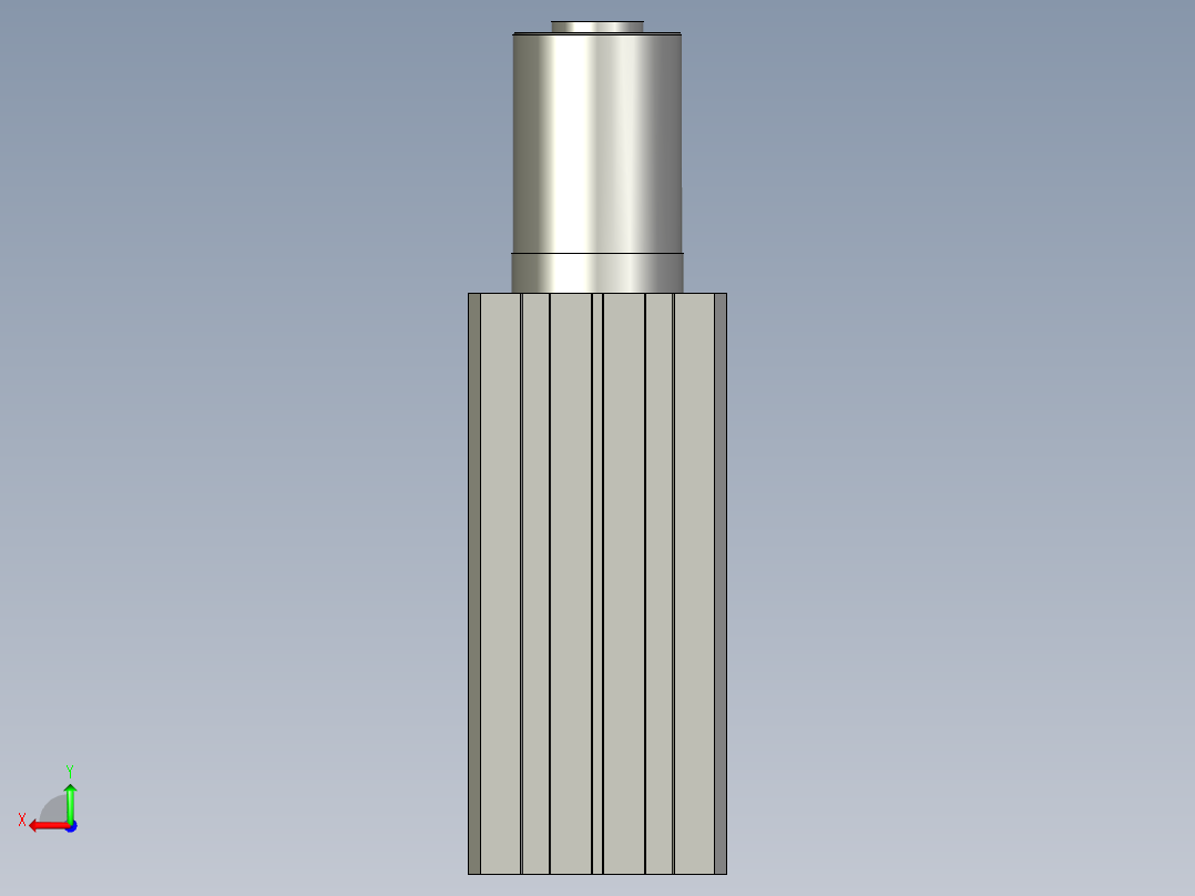 回转夹紧气缸QCKL32x30S_0_135_+_CS1-G-2_后视图