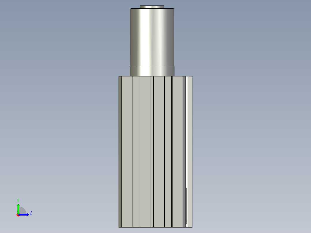 回转夹紧气缸QCKL32x30S_0_135_+_CS1-G-2_左视图