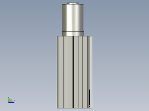 回转夹紧气缸QCKL32x30S_0_135_+_CS1-G-2_左视缩略图