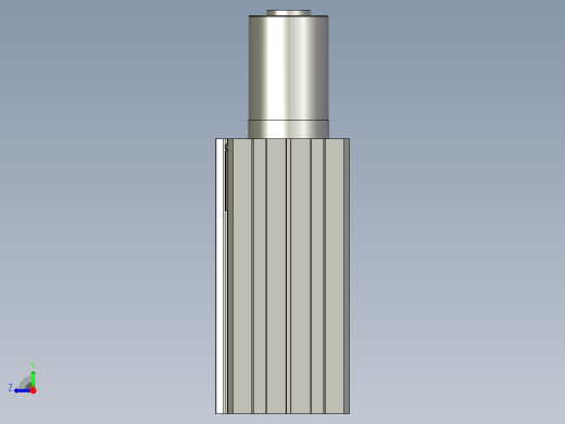 回转夹紧气缸QCKL32x30S_0_135_+_CS1-G-2_右视缩略图