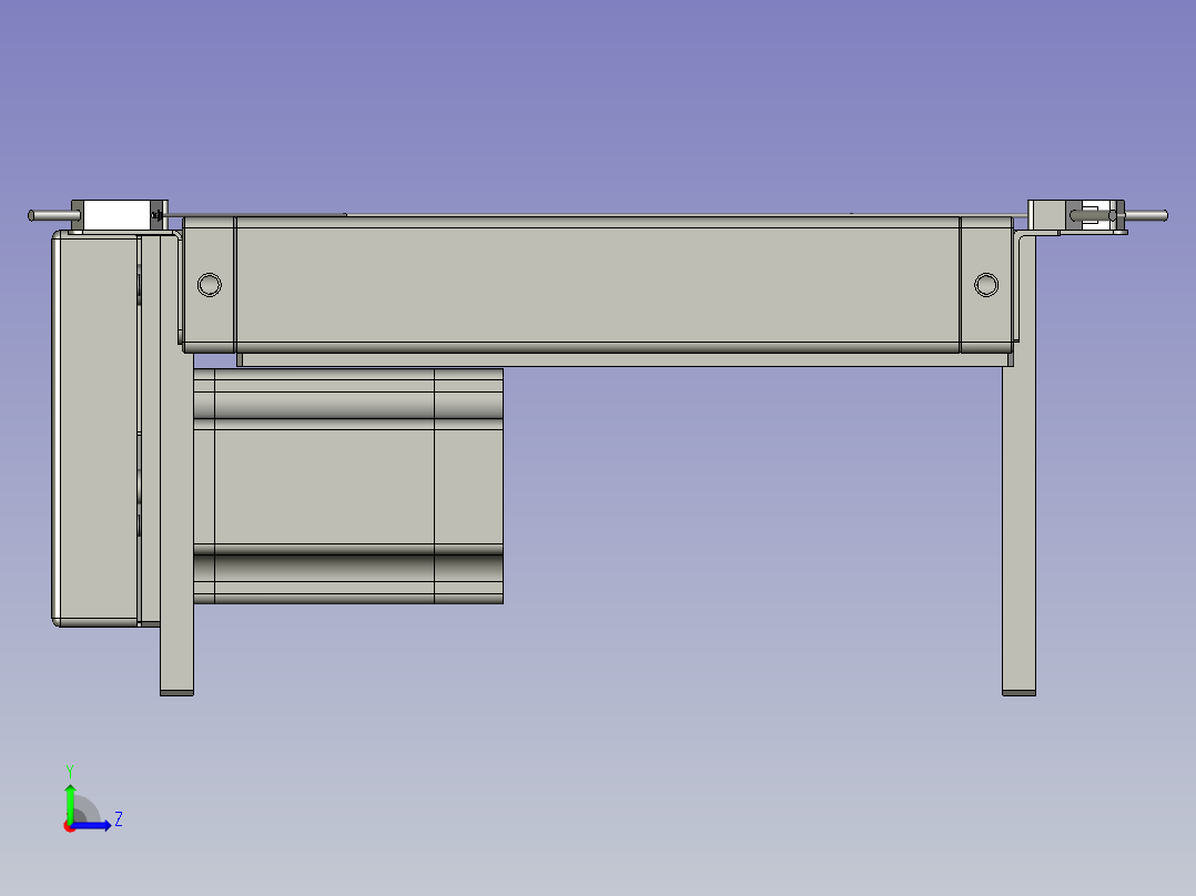 BLXDLDXA2103-05中段皮带线QOM左视图