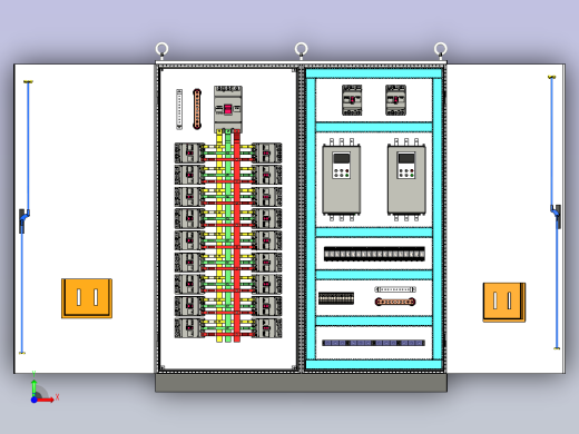 仿威图630A竖装+软启动布局2前视缩略图