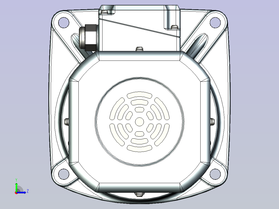 JSCC变频减速电机 f750v01-R左视图