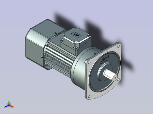 JSCC变频减速电机 f750v01-R正等轴测缩略图