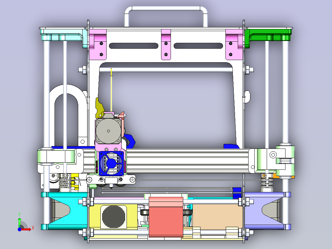 3D打印机 2前视图