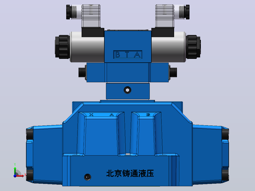 H-4WEH25-S-D1 电液换向阀前视图