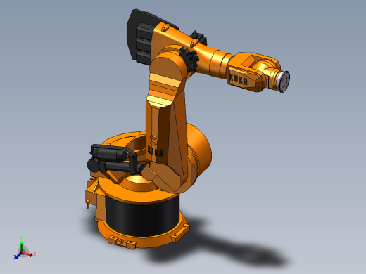 KUKA KR360-2.KR500-2（KR C2）_ 3D模型-可活动关节