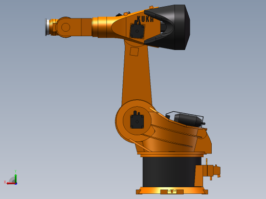 KUKA KR360-2.KR500-2（KR C2）_ 3D模型-可活动关节后视缩略图