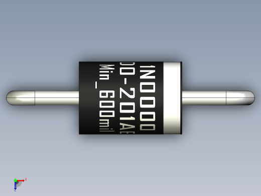 轴向二极管外壳DO-201AE_Min_600mil_rev1.0.zip.zip俯视缩略图