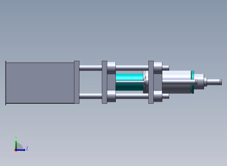 A05-Hydraulic Press液压机左视图