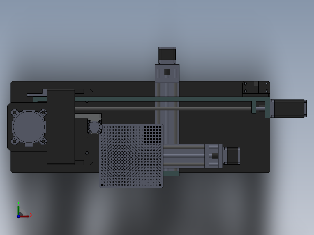 丝杆阀体自动装配工装sw18可编辑前视图