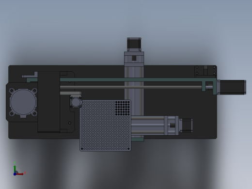 丝杆阀体自动装配工装sw18可编辑前视缩略图