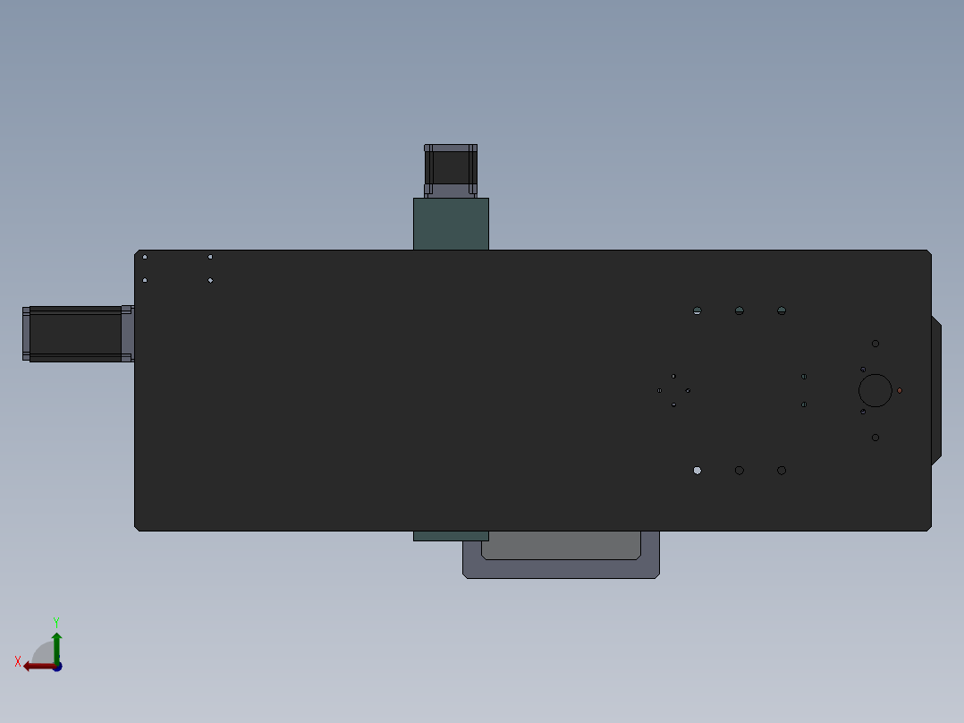 丝杆阀体自动装配工装sw18可编辑后视图