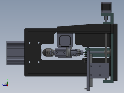 丝杆阀体自动装配工装sw18可编辑右视缩略图
