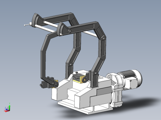 船舶导轨垂直双面角焊机设计(sw15+说明书+cad)
