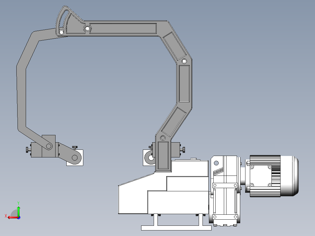 船舶导轨垂直双面角焊机设计(sw15+说明书+cad)后视图