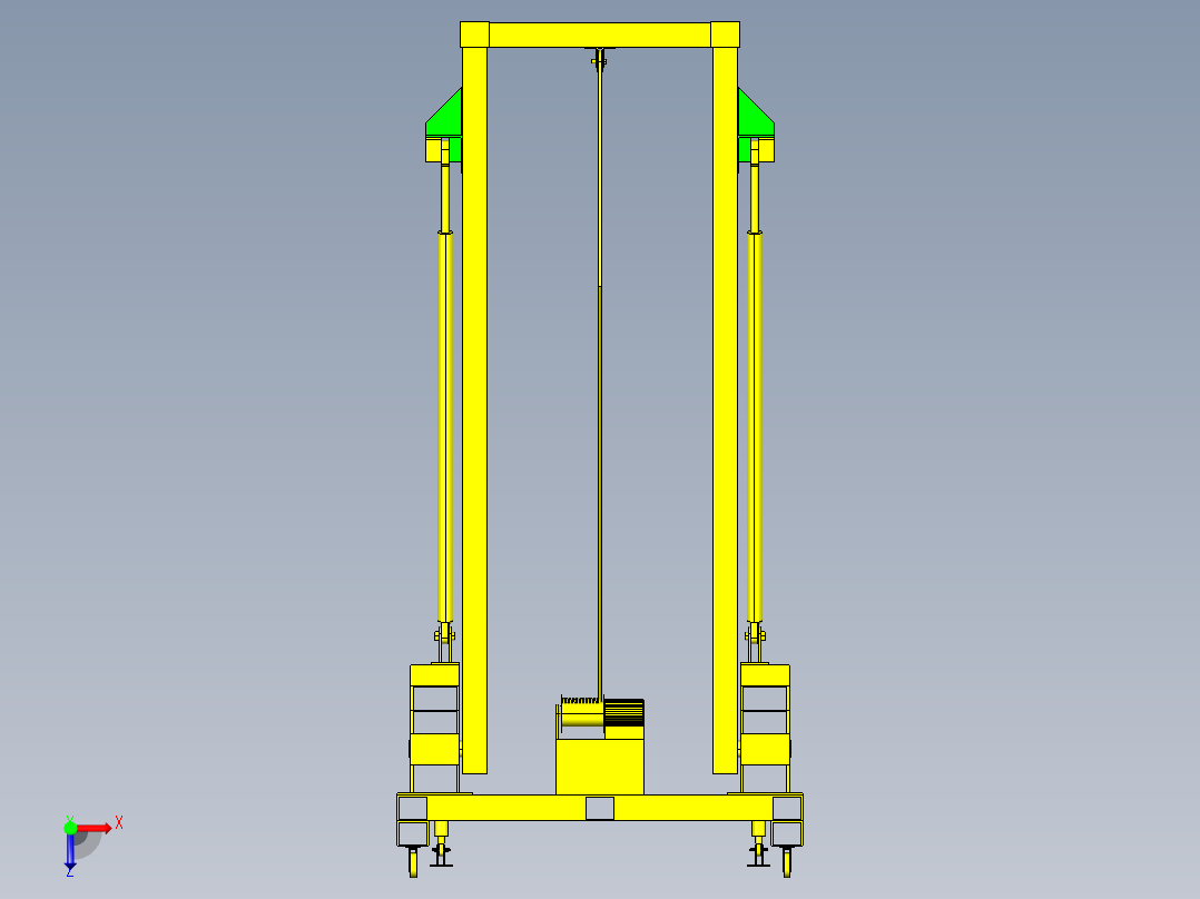 海洋起重吊机pro俯视图