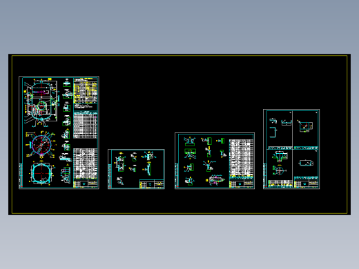 闪蒸罐一套图cad图CAD设计图