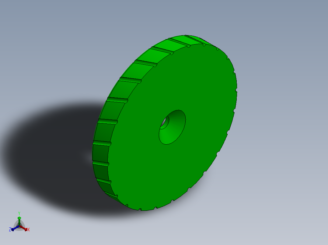 solidworks 单轮玩具正等轴测图