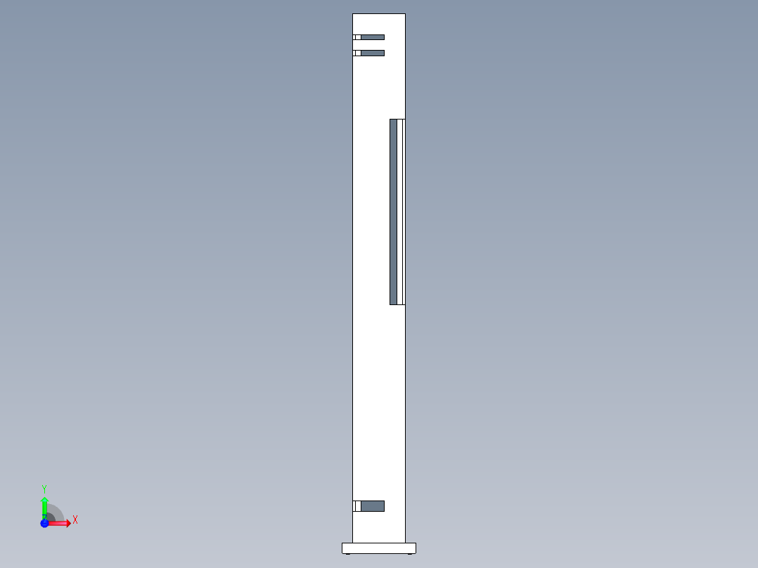 solidworks 创意客厅立灯前视图