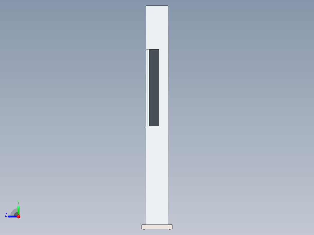 solidworks 创意客厅立灯右视图