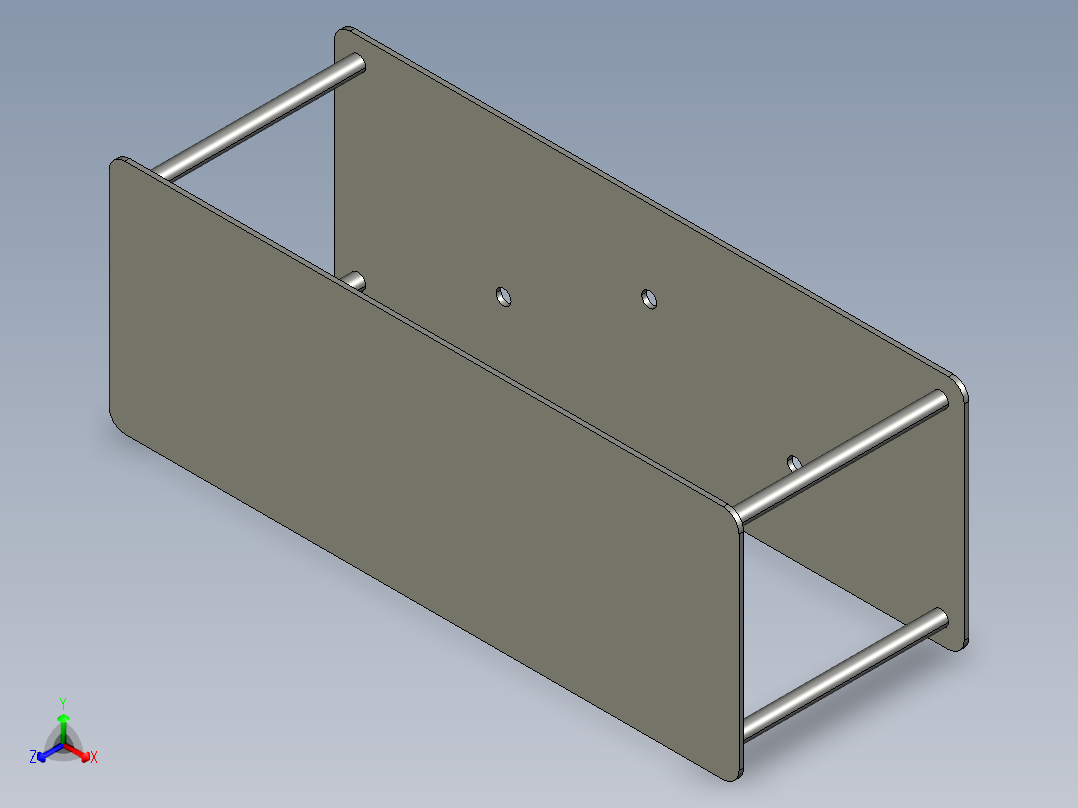 支架图纸正等轴测图