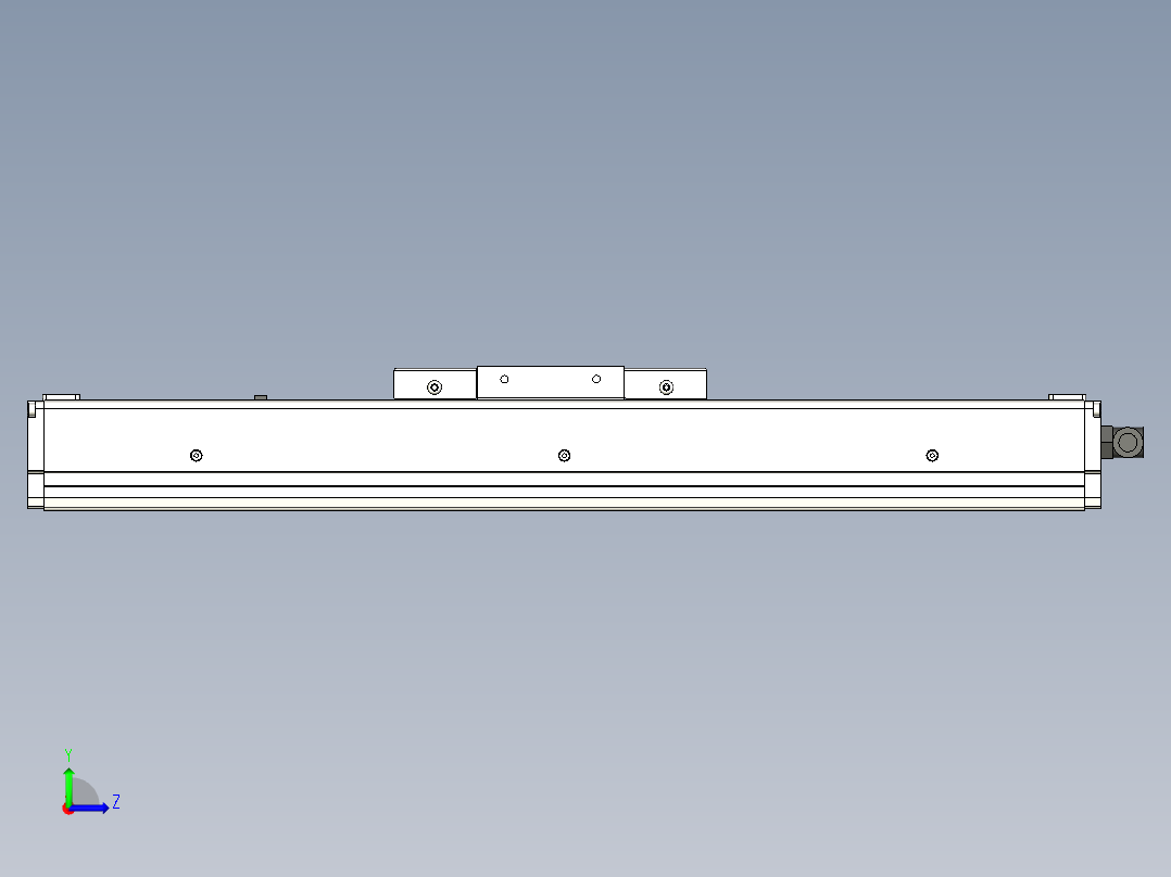 Toyo东佑达直线模组-ECH10-150-M+煞車左视图