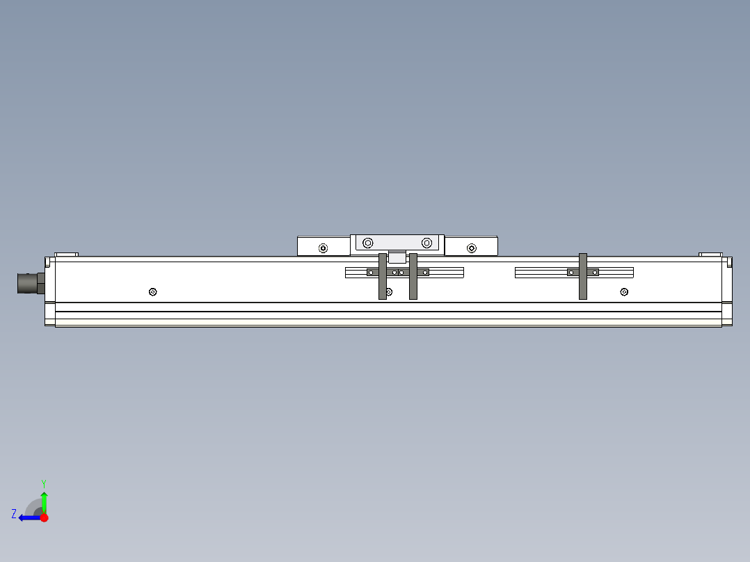 Toyo东佑达直线模组-ECH10-150-M+煞車右视图