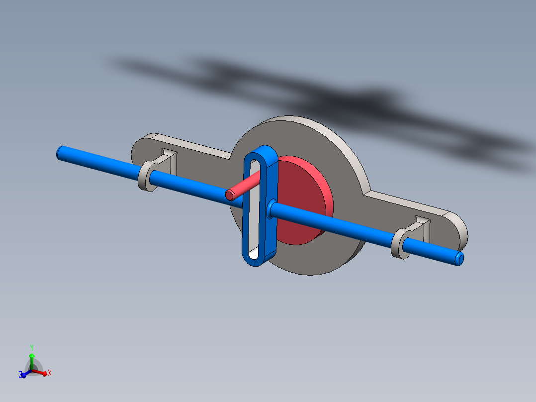 止转轭机构十字滑块机构