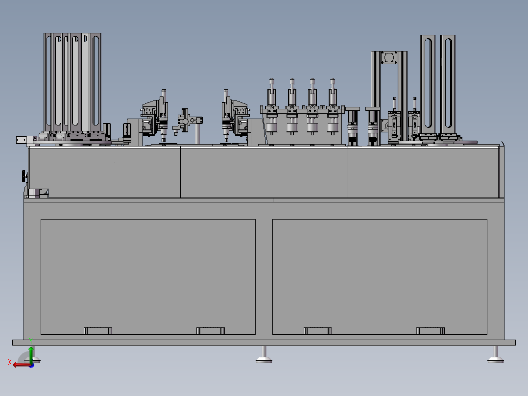 3智能卡贴芯片封装机后视图