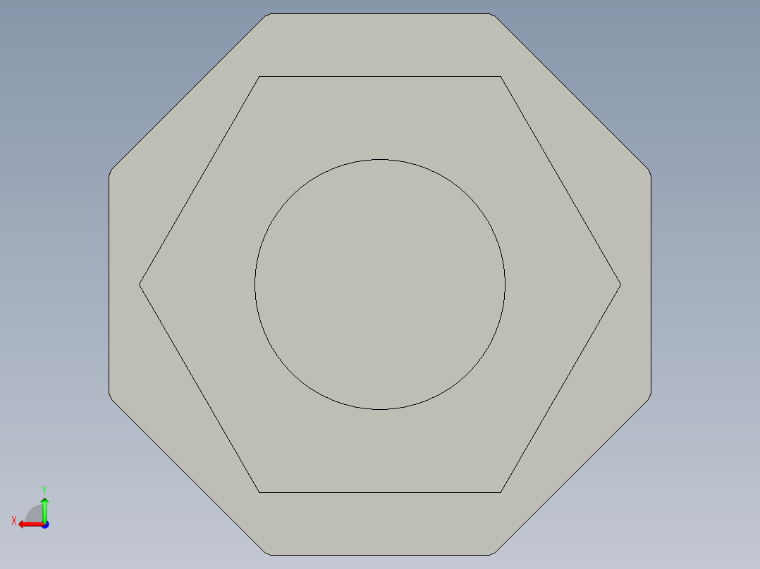 定位配件BJ331-3D多系列多零件图纸模型后视图