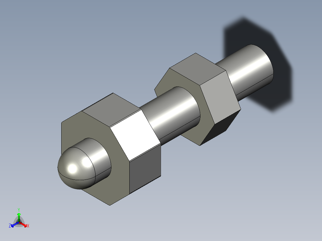 定位配件BJ331-3D多系列多零件图纸模型正等轴测图