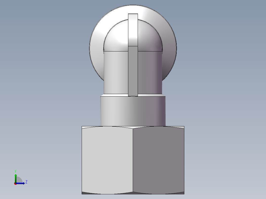 螺纹弯通APLF10-G03（3分10厘内螺纹）左视图