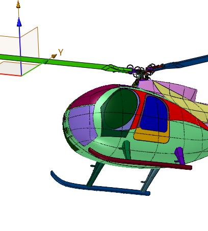 超级航模休斯涡轮直升机