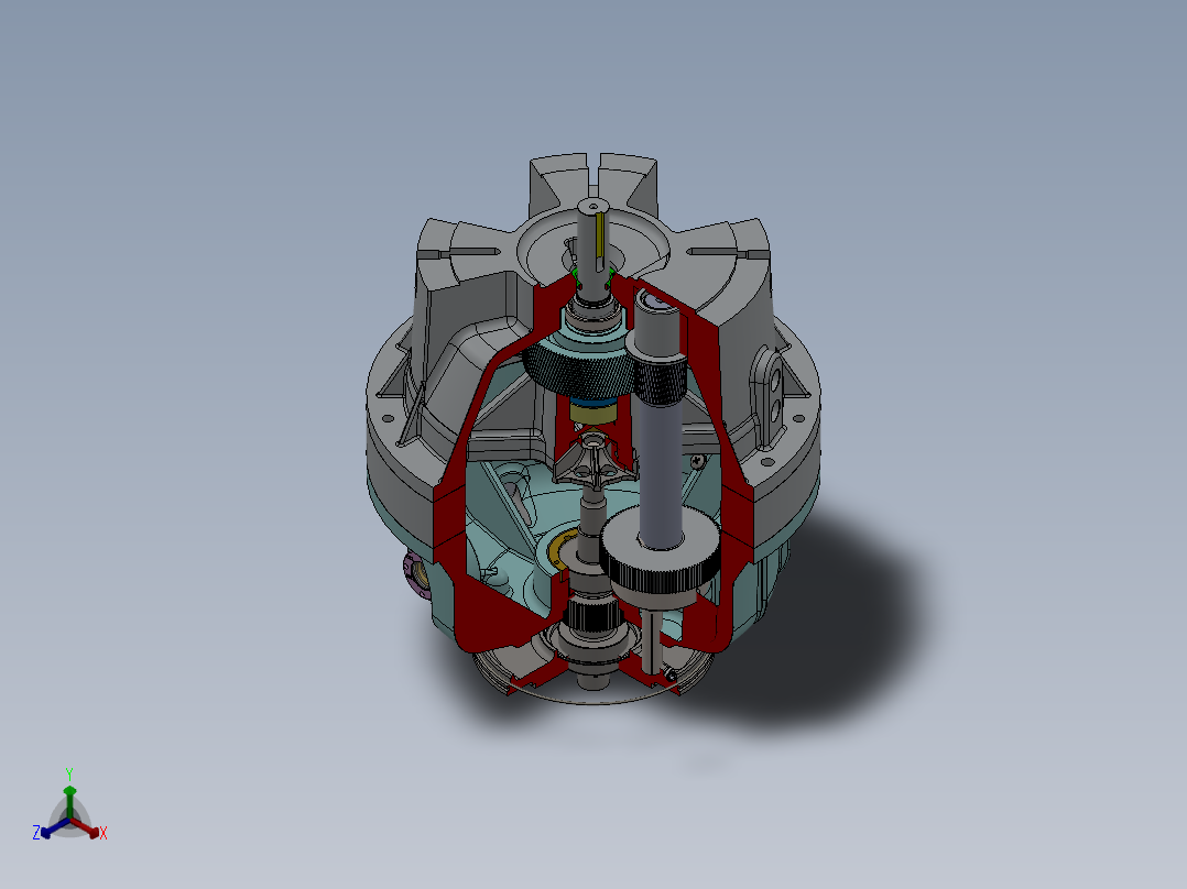 油泵正等轴测图