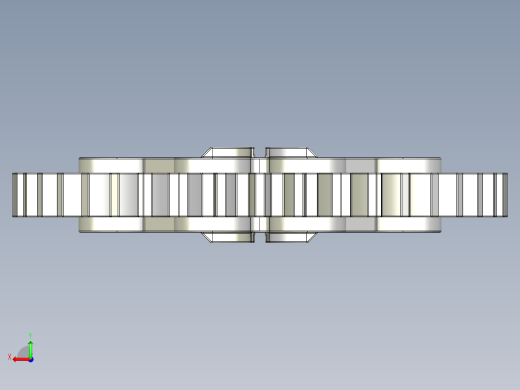 3649 Bright Red Technic Gear 40 Tooth.STEP后视缩略图