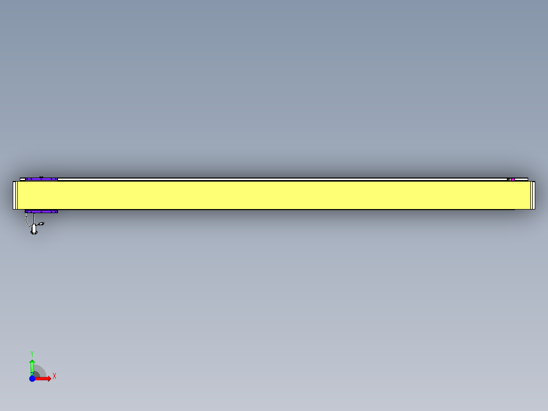 威洛博VL系列直线电机模组-VL14S2-S2300前视图