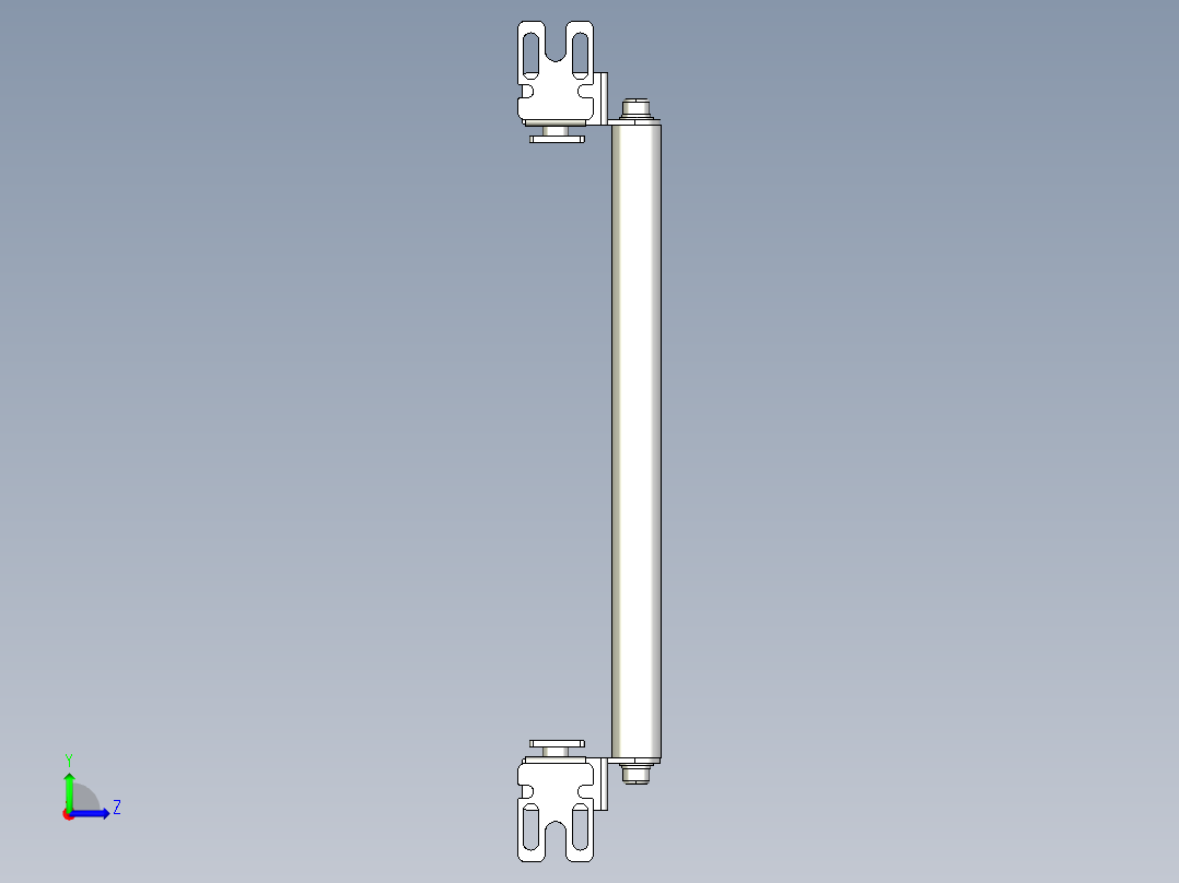 基恩士SL-JB23_side-mount_kc图纸模型左视图