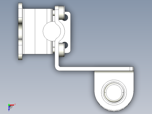 基恩士SL-JB23_side-mount_kc图纸模型俯视缩略图