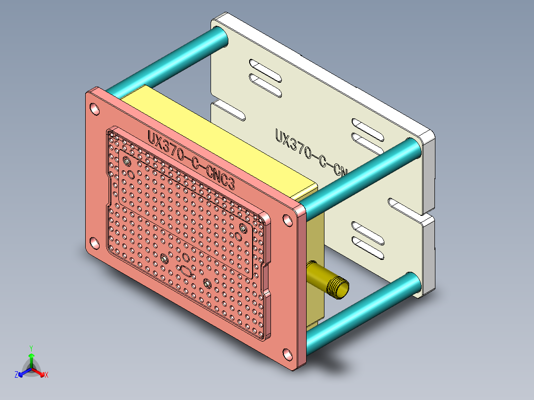 UX370-C-CNC3-1017正等轴测图