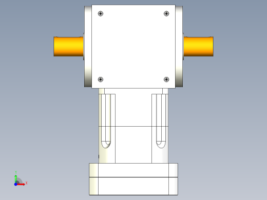 换向器PW170双轴 PGH142-L1 42-114.3-200-M12.stp前视缩略图