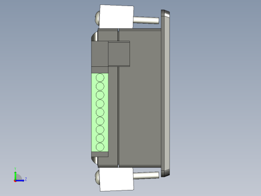 基恩士VT3-W4T(A)_kc图纸模型左视缩略图
