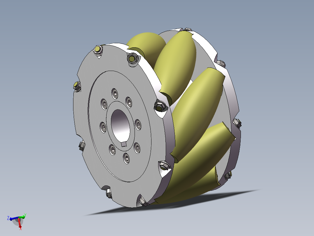 AGV小车用麦克纳姆轮模型551211===20