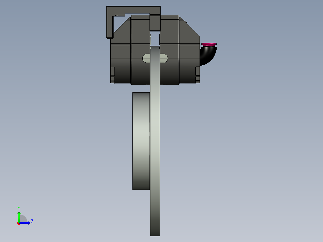 制动器 (41)左视图