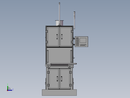 两轴测试机（汽车传动轴扭转测试机）左视缩略图