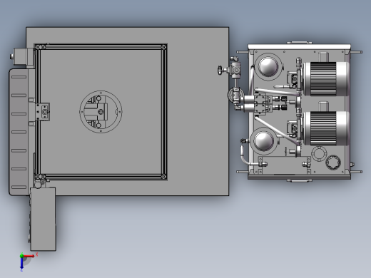 两轴测试机（汽车传动轴扭转测试机）俯视缩略图