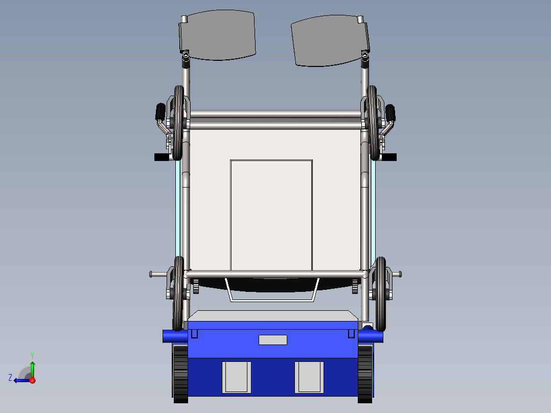 轮椅履带右视图